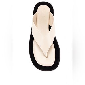 Raye Women's Cream and Black Sandals
